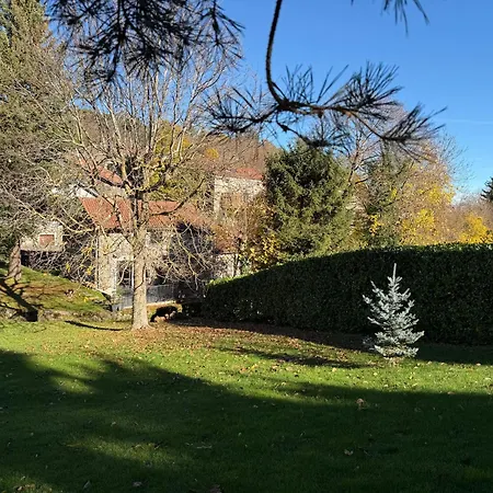 אכסניה Modernes Avec Terrasse Et Ruisseau Au Pied Des Volcans D Auvergne
